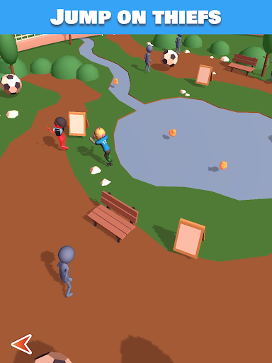 Catch the thief 3D - Gameplay image of android game