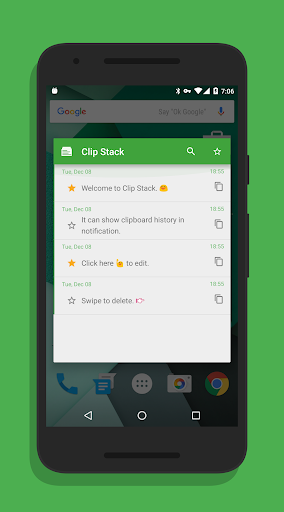 Clip Stack - Clipboard Manager (Free, No-Ads) - عکس برنامه موبایلی اندروید