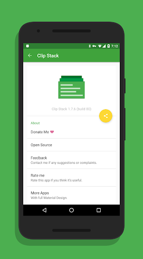 Clip Stack - Clipboard Manager (Free, No-Ads) - عکس برنامه موبایلی اندروید