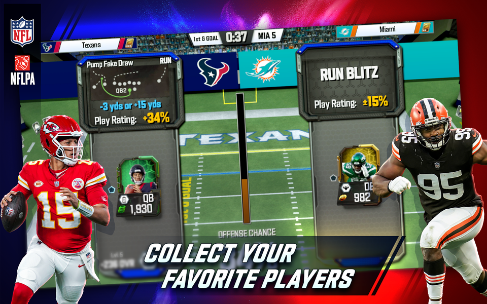 NFL 2K Playmakers Card Battler - Gameplay image of android game