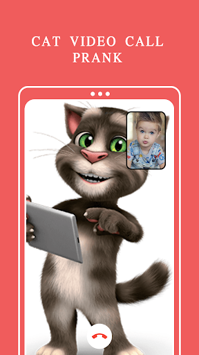 Cat Fake Video Call Cat Game - Image screenshot of android app