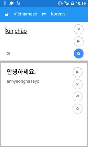 Vietnamese Korean Translate - Image screenshot of android app