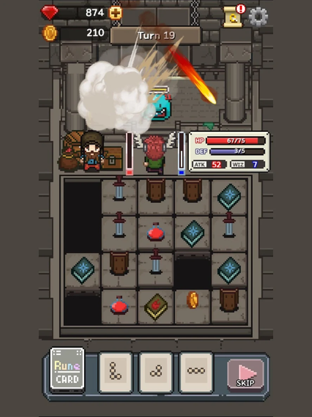 Dungeon Swag : Slime! - Gameplay image of android game