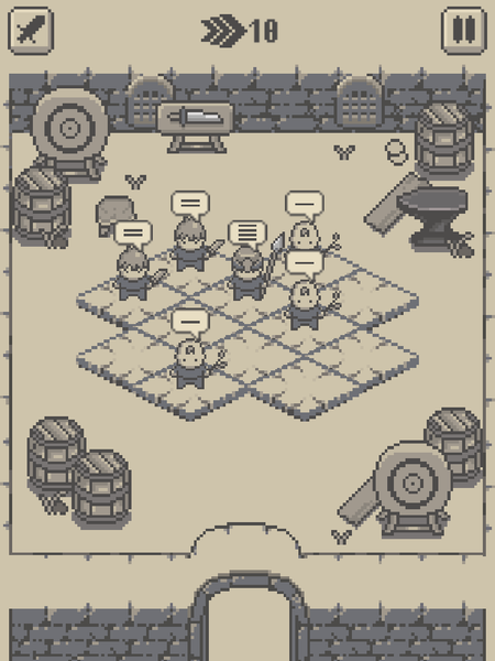 Retro Knights - Gameplay image of android game