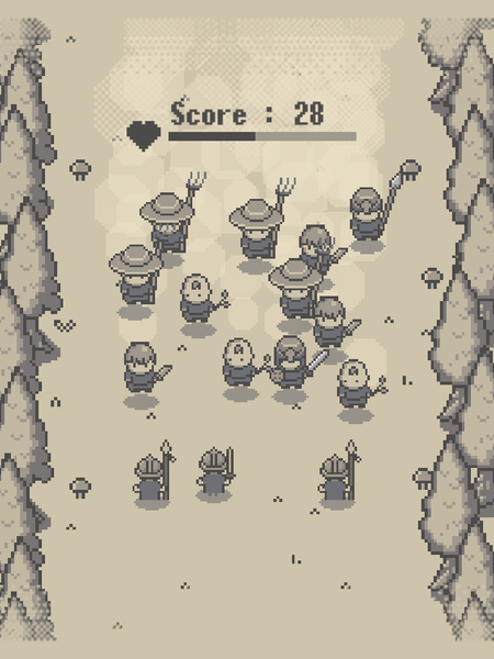 Retro Knights - Gameplay image of android game