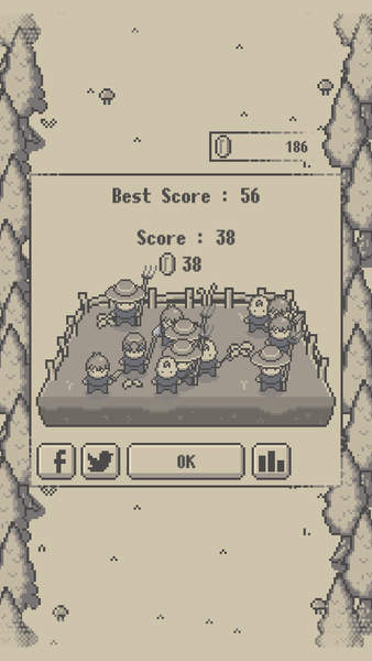 Retro Knights - Gameplay image of android game
