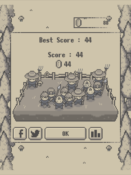 Retro Knights - Gameplay image of android game