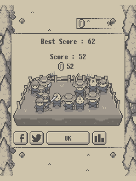 Retro Knights - Gameplay image of android game