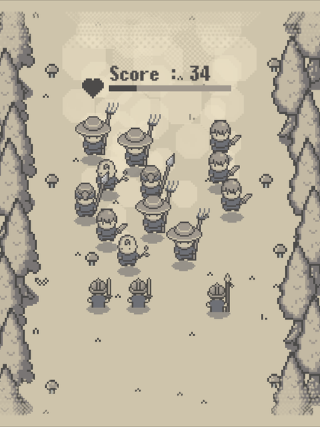 Retro Knights - Gameplay image of android game