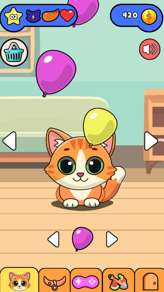 My cat friend - pet simulator - عکس بازی موبایلی اندروید