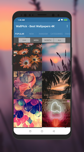 Best Wallpapers 4K - WallPick - Image screenshot of android app