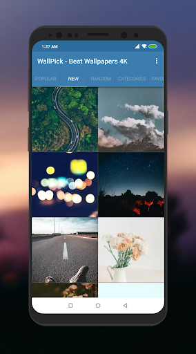 Best Wallpapers 4K - WallPick - Image screenshot of android app