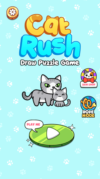 Cat Rush: Draw Puzzle Game - Gameplay image of android game