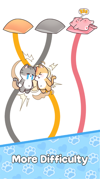 Bad Cat Chaos: Rush to Sleep - Gameplay image of android game