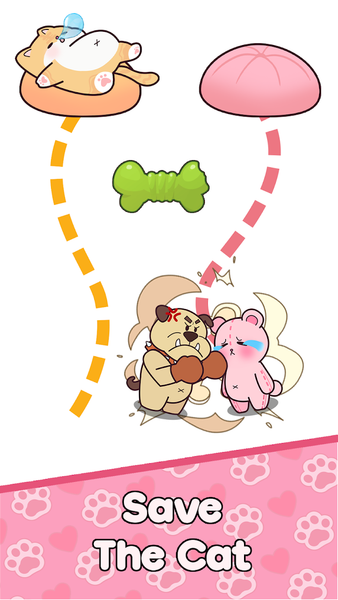Bad Cat Chaos: Rush to Sleep - Gameplay image of android game