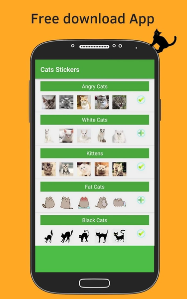 Cat Stickers For Chat - New WA - عکس برنامه موبایلی اندروید