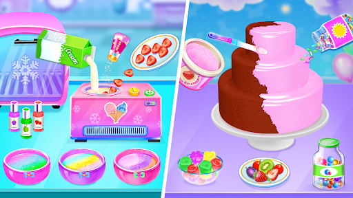Ice cream Cake Maker Cake Game - Image screenshot of android app