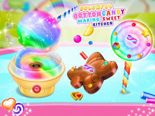 Cotton Candy & Sweet Maker Kitchen - عکس بازی موبایلی اندروید