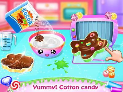 Cotton Candy & Sweet Maker Kitchen - Gameplay image of android game