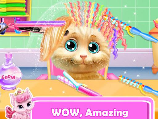 Pet Kitty Hair Salon - Gameplay image of android game