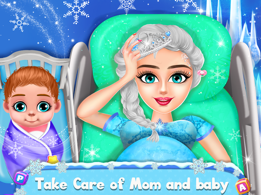 Ice Princess Mom and Baby Game - Gameplay image of android game