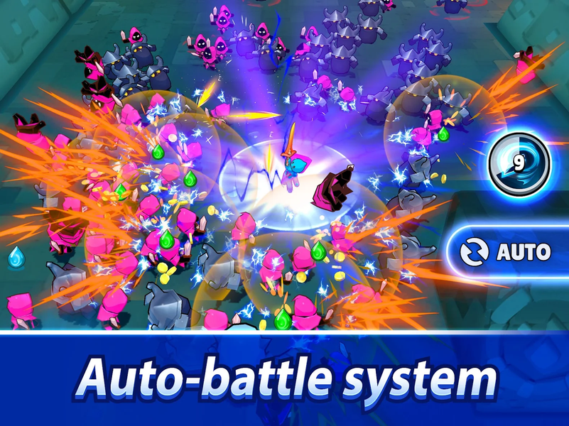 Smashero.io - Hack n slash RPG - Gameplay image of android game