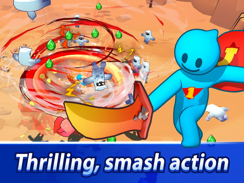 Smashero.io - Hack n slash RPG - Gameplay image of android game