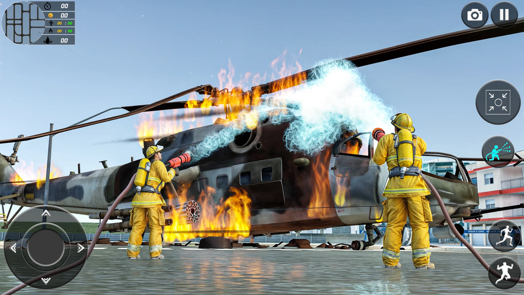 Fire Truck Sim Rescue Games 3D - عکس بازی موبایلی اندروید