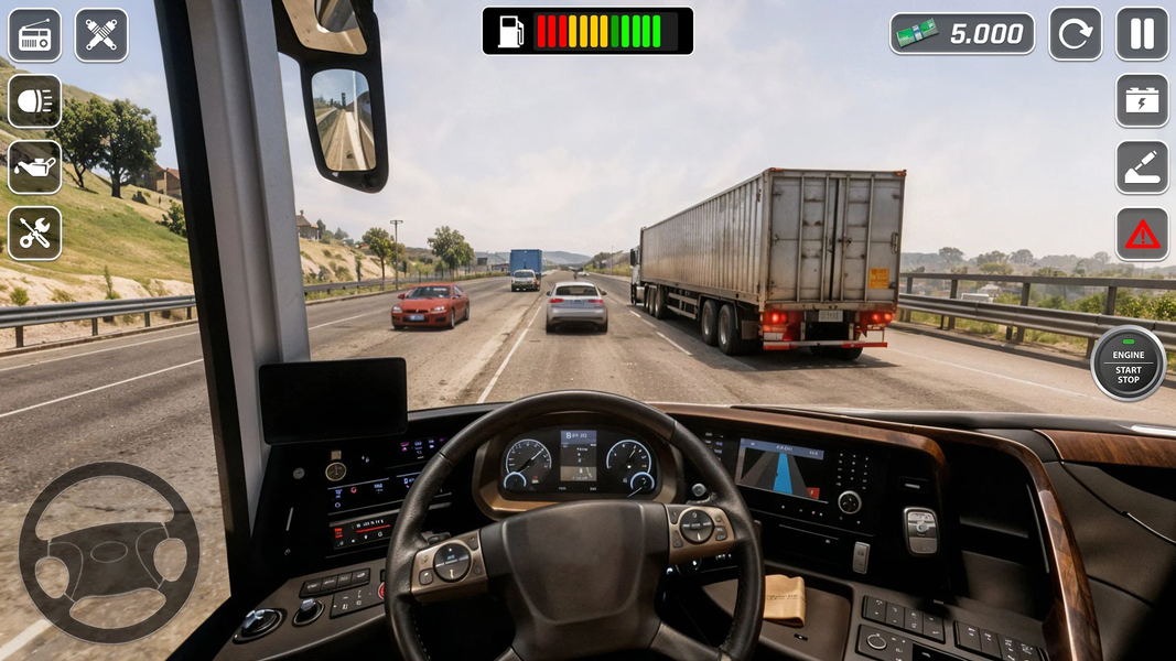Mega Truck Driving Simulator - Gameplay image of android game