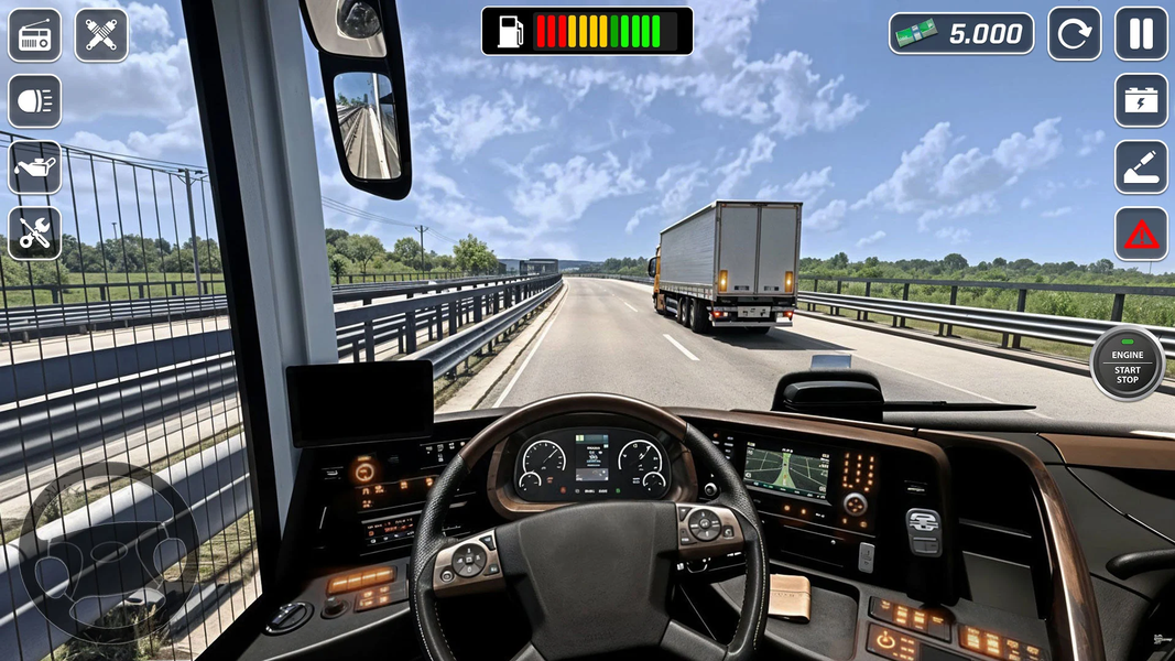 Mega Truck Driving Simulator - Gameplay image of android game