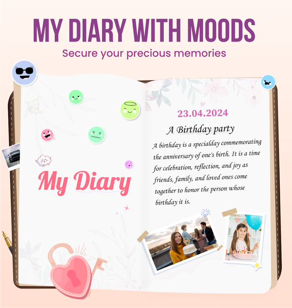 Mood Tracker and Daily Journal - Image screenshot of android app