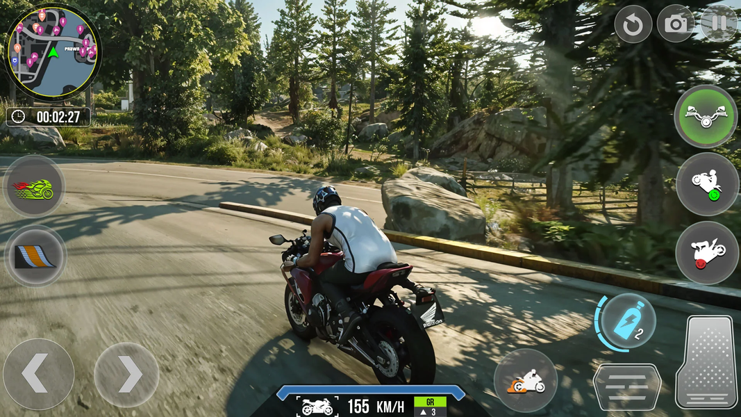 Real Bike Driving Racing Games - Gameplay image of android game