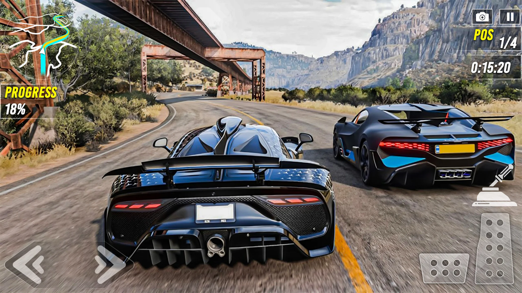 Real Car Driving Car Simulator - Gameplay image of android game