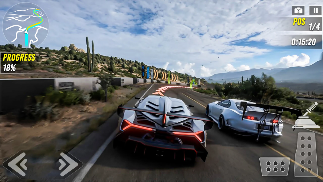 Real Car Driving Car Simulator - Gameplay image of android game