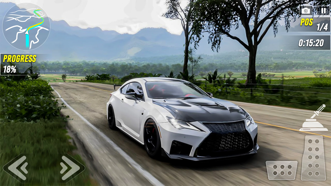 Real Car Driving Car Simulator - Gameplay image of android game