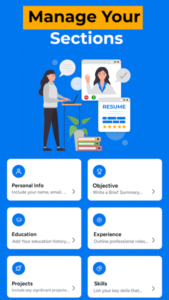 AI Resume Builder and CV Maker - Image screenshot of android app