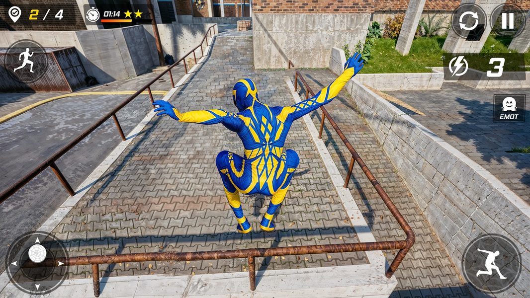 Spider Hero Go Up Parkour Game - عکس بازی موبایلی اندروید