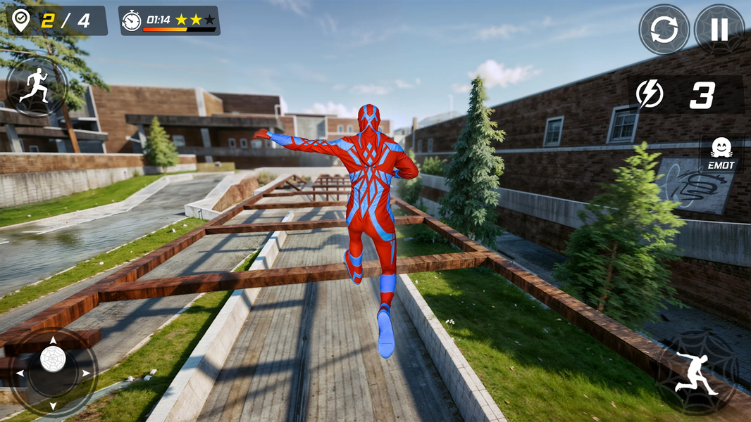 Spider Hero Go Up Parkour Game - عکس بازی موبایلی اندروید