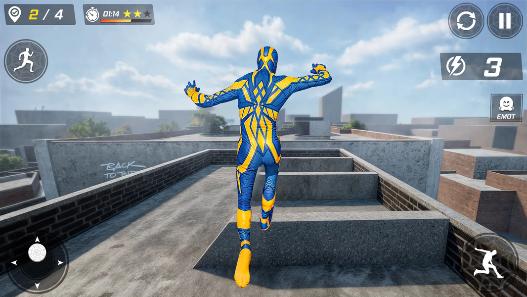 Spider Hero Go Up Parkour Game - عکس بازی موبایلی اندروید