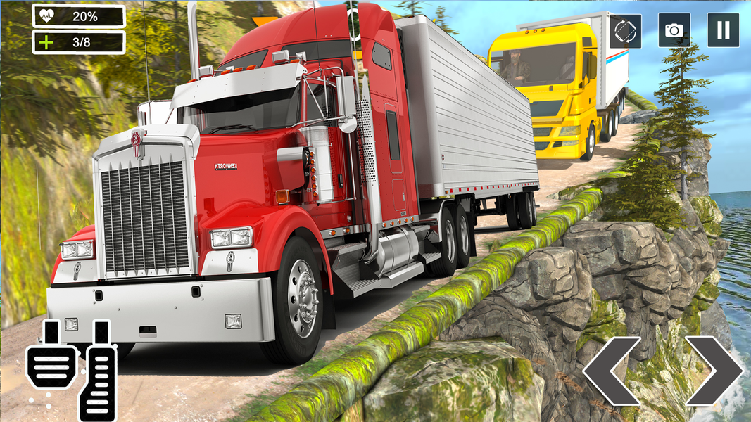 Cargo Truck Game Truck Driving - عکس بازی موبایلی اندروید
