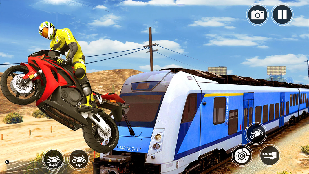Indian Bike Riding train track - عکس بازی موبایلی اندروید