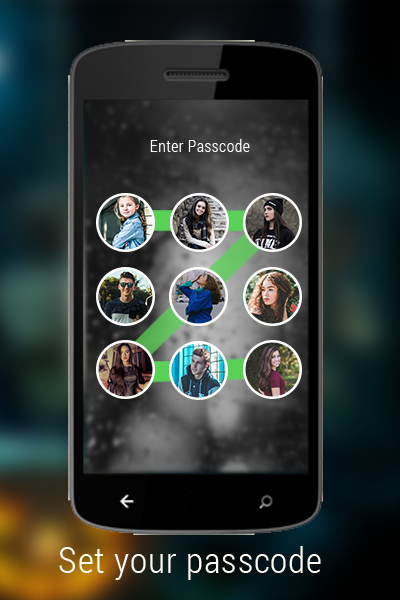 Passcode Photo Lock Screen - Image screenshot of android app