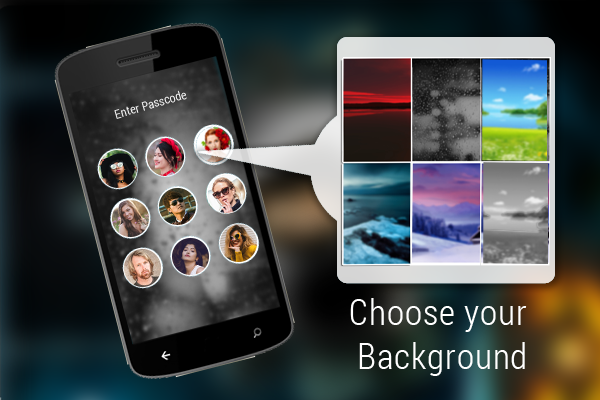 Passcode Photo Lock Screen - Image screenshot of android app