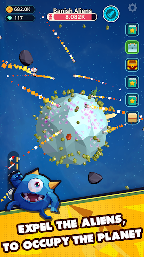Planet Overlord - Gameplay image of android game