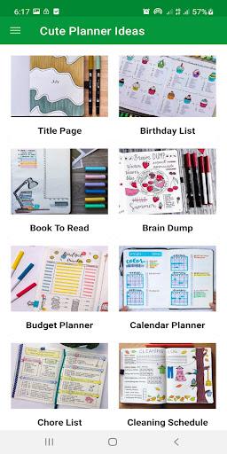 Cute Planner Ideas - عکس برنامه موبایلی اندروید