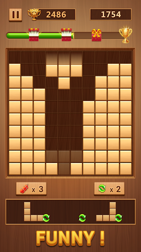 Wood Block - Classic Block Puz - Gameplay image of android game