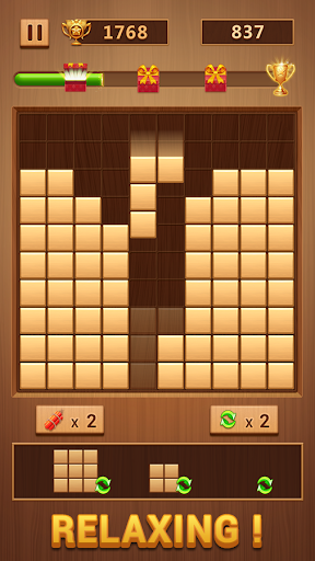 Wood Block - Classic Block Puz - Gameplay image of android game