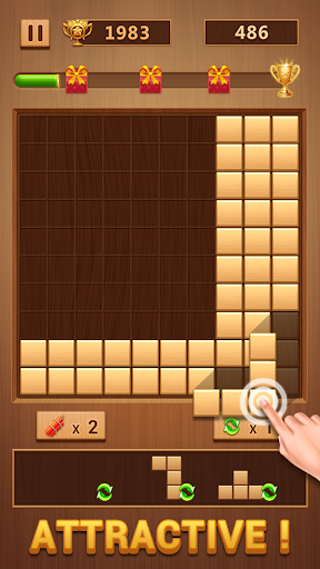 Wood Block - Classic Block Puz - Gameplay image of android game