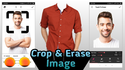Casual Shirt Photo Suit Editor - Image screenshot of android app