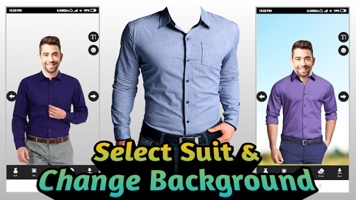 Men Formal Shirt Photo Suit - عکس برنامه موبایلی اندروید